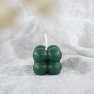 Bubble candle Huntergreen