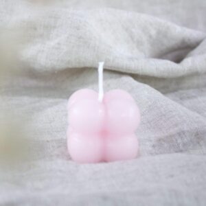 Bubble candle Oudroze