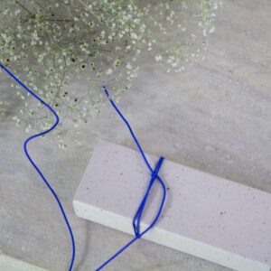 Elastiek blauw (PER METER)