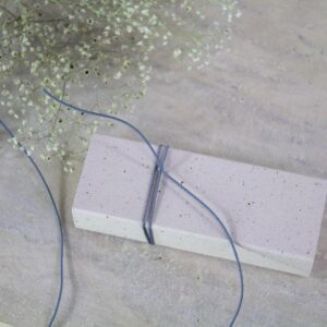 Elastiek - Grey blue (per meter)