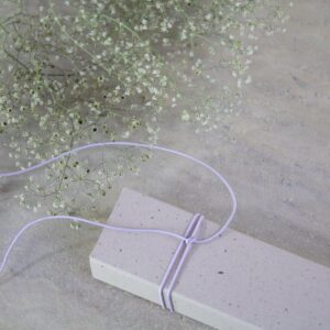 Elastiek - lila (per meter)