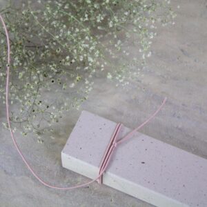 Elastiek - oudroze (per meter)