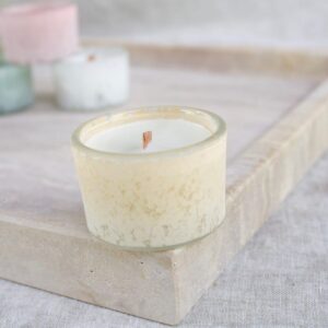 Kaarsje frosted - vanilla