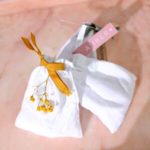 Katoenen zakje WIT (lot van 50)