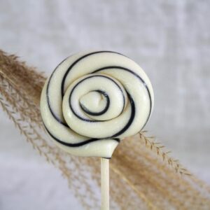 Lolly wit/zwarte lijn