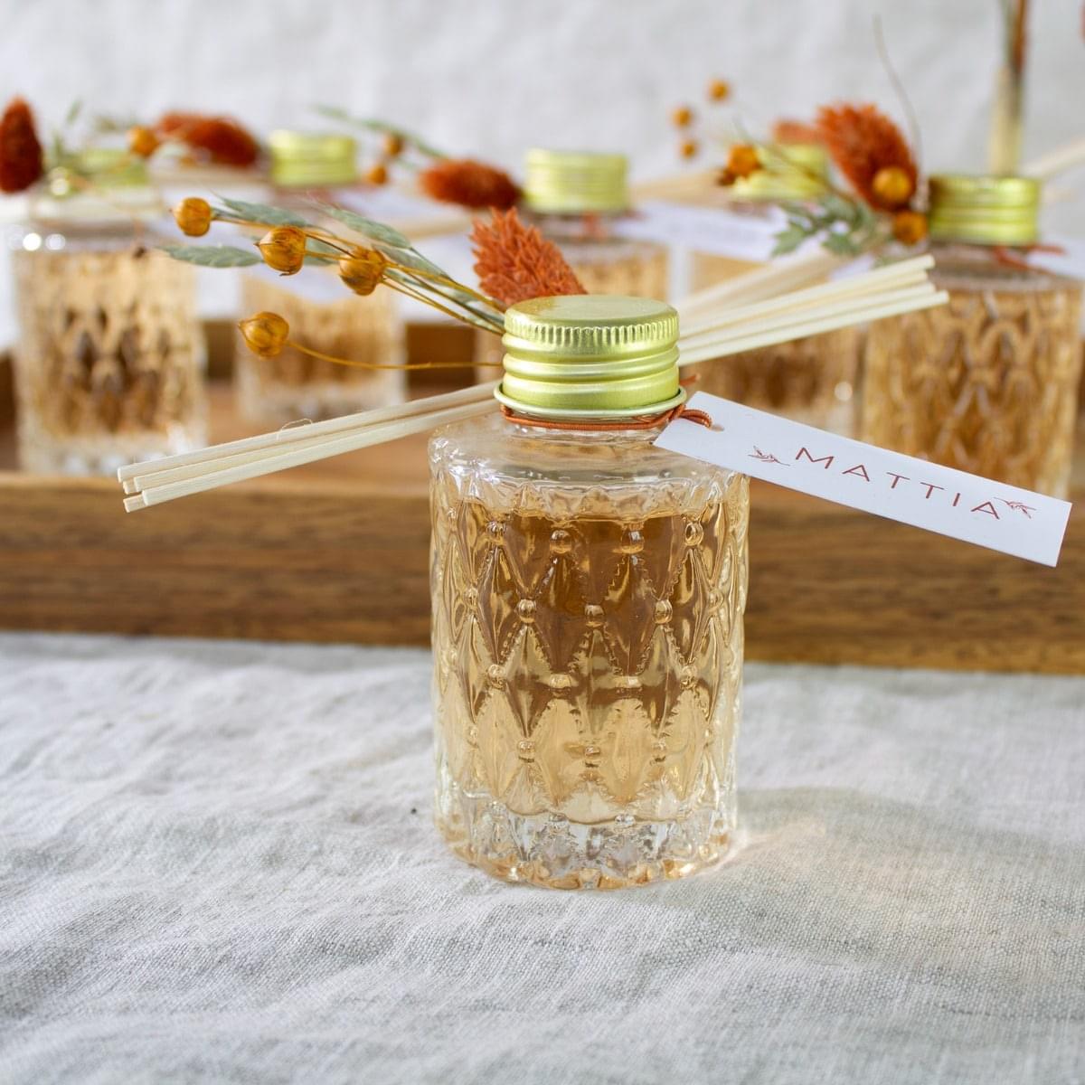 Luxe flesje gouden dop