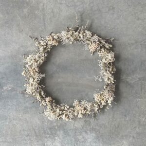 Flower hoop White small