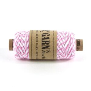 Bakers Twine - ROZE/WIT