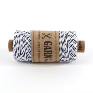 Bakers Twine - ZWART/WIT