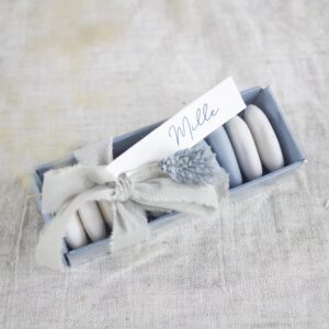 Katoenen lint greyblue (10 meter)