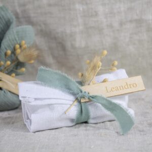 Katoenen lint naturegreen (10 meter)