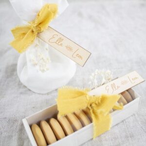 Katoenen lint oker (10 meter)