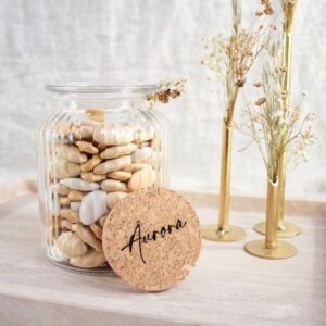 Uitdeelpot Lines 500gr met gravering