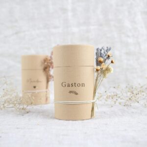 Koker karton beige (incl. gravering)