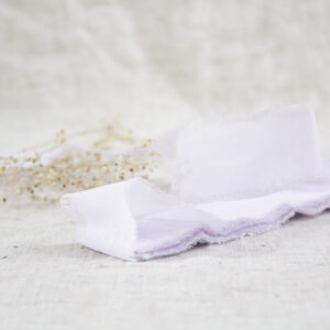 Silk ribbon lila